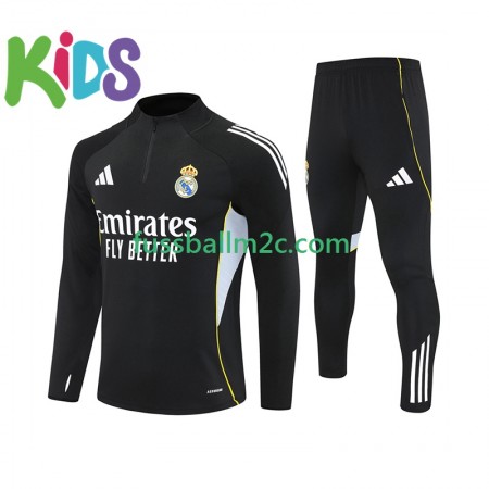 Real Madrid Kinder Schwarz Sweatshirts Anzüge 2025-2026
